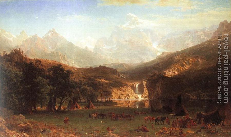 Albert Bierstadt : The Rocky Mountains, Landers Peak